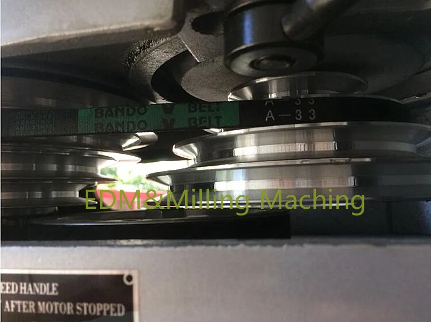 Fresadora CNC con polea para Motor A33, correa de distribución de velocidad Variable, unidad triangular, correa dentada de 225L para herramienta de fresadora Bridgeport, 1 unidad