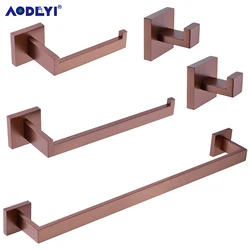 Badezimmer Zubehör Wc Papier Halter Gebürstet Rose Gold Handtuch Haken Edelstahl Schlafzimmer Wand Halterung Bad Hardware Sets