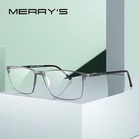 MERRYS DESIGN, gafas de aleación de titanio para hombre, montura de estilo empresarial, gafas graduadas cuadradas ultraligeras para miopía S2170