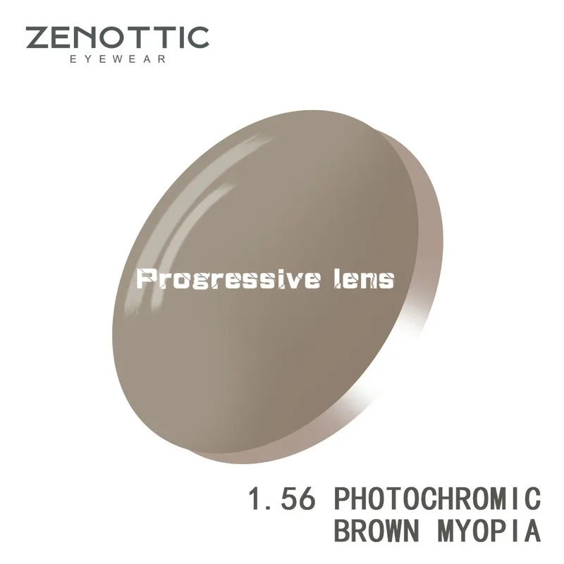 

ZENOTTIC Aspherical Scratch And Smudge Resistant 1.56 1.61 1.67 1.74 Multifocal Progressive Photochromic Prescription Lenses