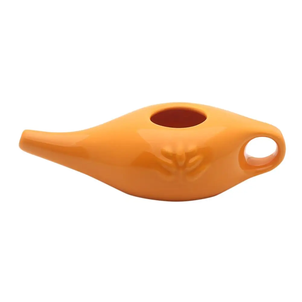 Ceramic Neti Nose Wash Neti Pot Nose Washing Kit Outdoor Portable Sinus Rhinitis Allergy Nose Cleaning Equipment Pot 250ml