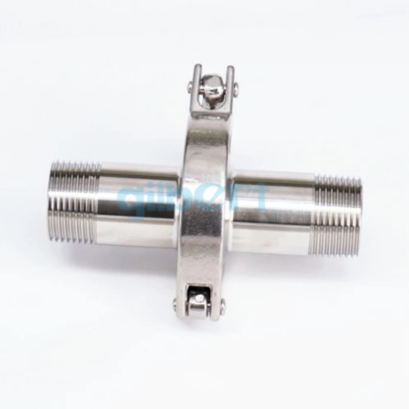 1-1/4" BSPT Male x 2" Tri Clamp Set SUS304 Stainless Steel Assembly Sanitary Fitting Tri-Clover Home Brew