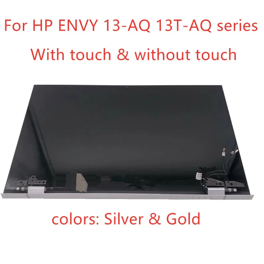 

13.3 inch LCD replacement For HP ENVY 13T-AQ000 13T-AQ100 13-AQ FHD LCD SCREEN DISPLAY With hinge full upper parts assembly