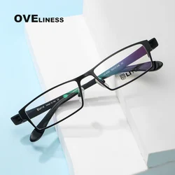 Fashion men's eyeglasses frames Glasses Frame for men Optical Myopia Prescription eye glasses Male Metal full Spectacles eyewear