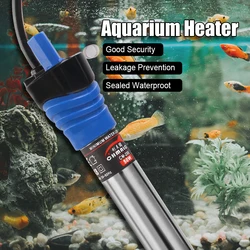 For Fish Tank Water Heating Fish Tank Heating Rod Adjustable Temperature 50W/100W 220V EU Plug Thermostat Heater Rod