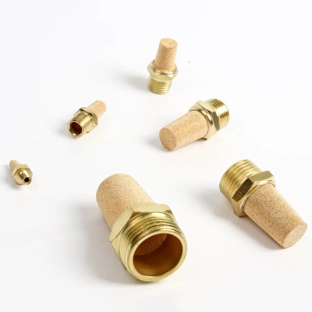 

1PC Pneumatic Exhaust Muffler Brass Silencer Fitting Noise Filter Reducer Connector BSL-M5 1/8" 1/4" 3/8" 1/2"BSP