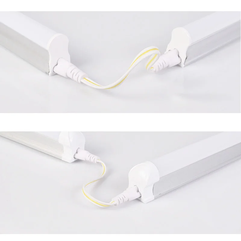 180CM 30CM T5 T8 3Pin LED Tube Connector Cable Wire, T5 T8 Extension Cord For Integrated LED Fluorescent Tube Light Bulb
