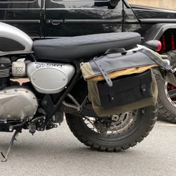 レトロ旅行サイクリング荷物バッグキャンバス自転車サイドバッグオートバイバッグdiyオートバイアクセサリーツールバッグ自転車サドルバッグ