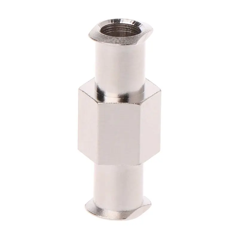 1pcs Luer Lock Adapter Coupler Nickel Plated Brass Female to Female Fittings Connector with 4mm Aperture U1JB