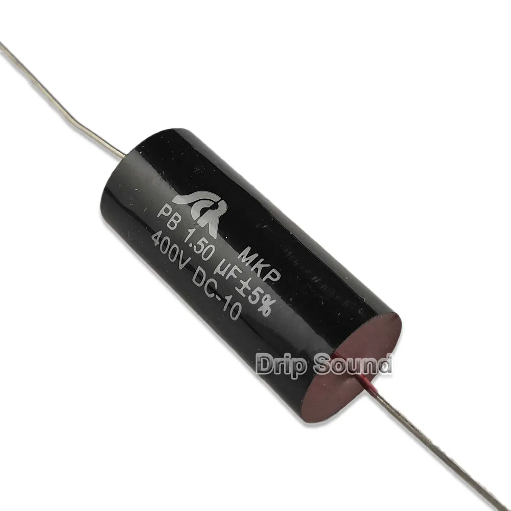 2pcs 0.1uF-47uF 400V Tweeter Speaker Frequency Divider Crossover  MKP Metallized Polypropylene Film Non-Polarity Capacitor