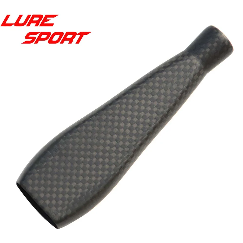 LureSport woven carbon Grip 11cm semi-circle cross section  3K carbon handle Rod Building component  Rod Repair DIY blank