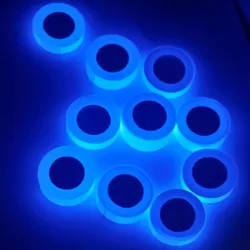 Nastri luminosi verdi bagliore autoadesivo in adesivi scuri adesivi di avvertimento per nastri fluorescenti luminosi decorativi da palcoscenico