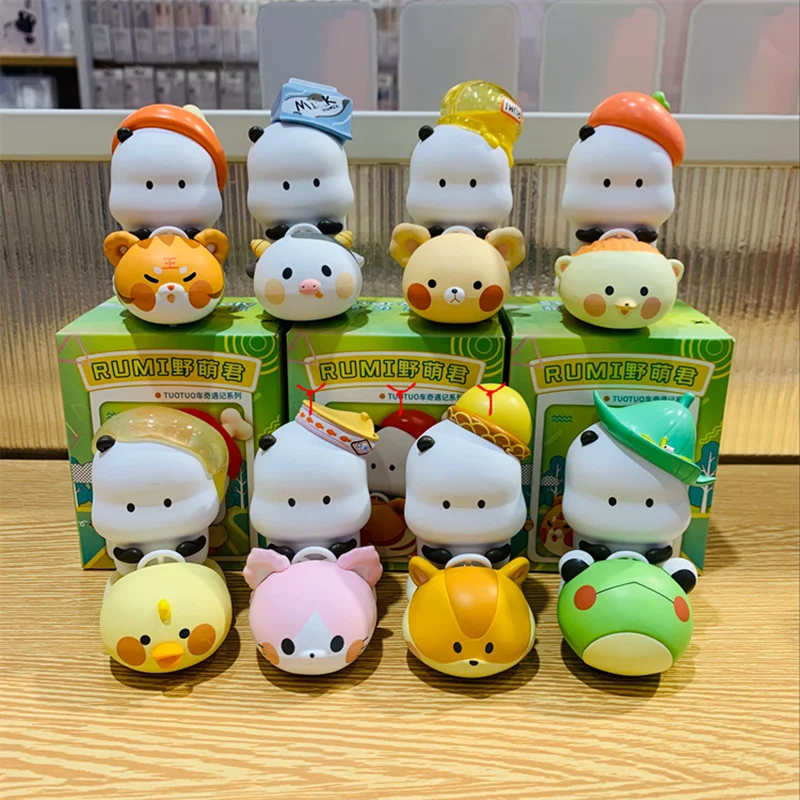 

Kawaii Planet TUOTUO Car Cute Blind Box Toys Guess Bag Action Figurines Model Desktop Ornaments for Girls Surprise Box Gift