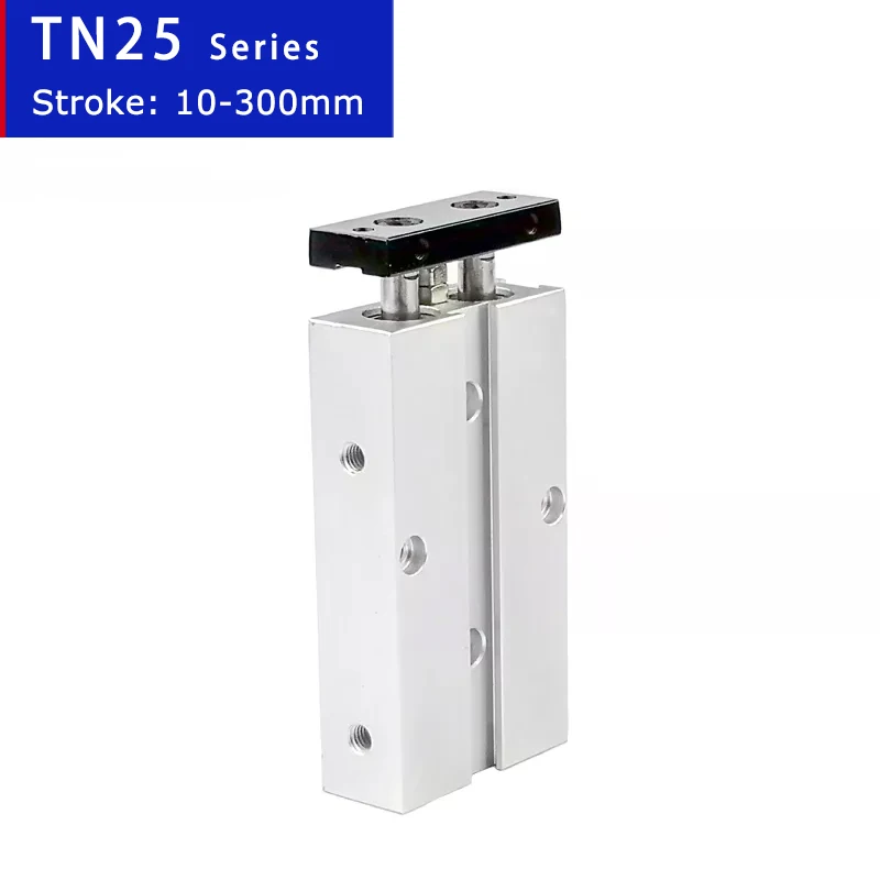 

TN25 Series Twin-Rod Cylinders 25mm Bore 10 20 30 40 50 300mm Stroke Dual Action Compact Double Acting Air Pneumatic Cylinder