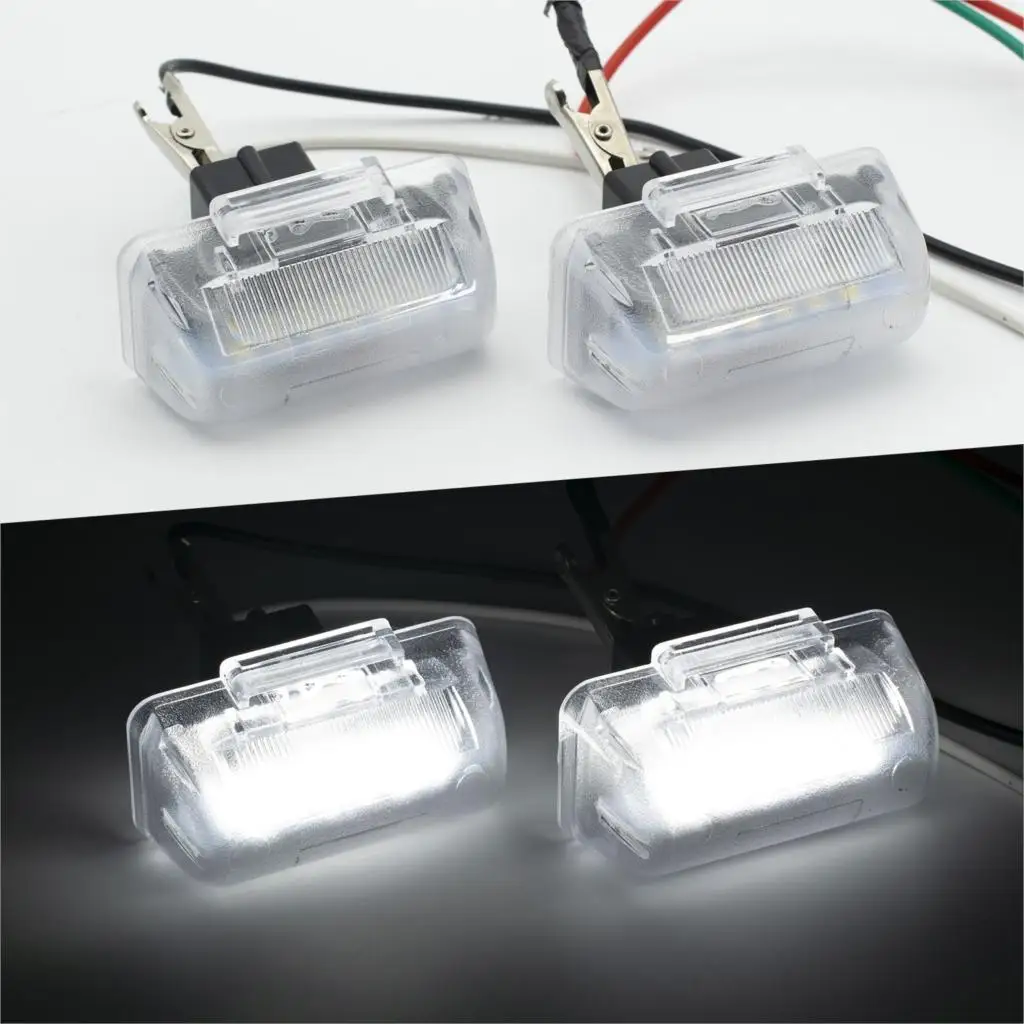 LED License Plate Lights White 6000K FOR FORD TRANSIT REAR BACK NUMBER PLATE LAMP LIGHT MK5, MK6, MK7 PER 2, 4388111