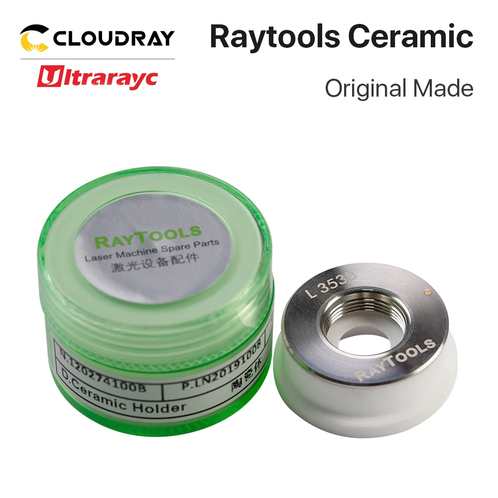 Hurtowy, oryginalny uchwyt dyszy ceramicznej Raytools o średnicy 32 mm120274100B D28120515099Głowica do cięcia laserem światłowodowym A do Raytools