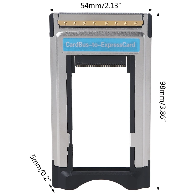 Wireless Cardbus to Express Card Adapter PCMCIA Card Reader 2 Ports USB 3.0 Expresscard 98X54 mm 1 PC H052