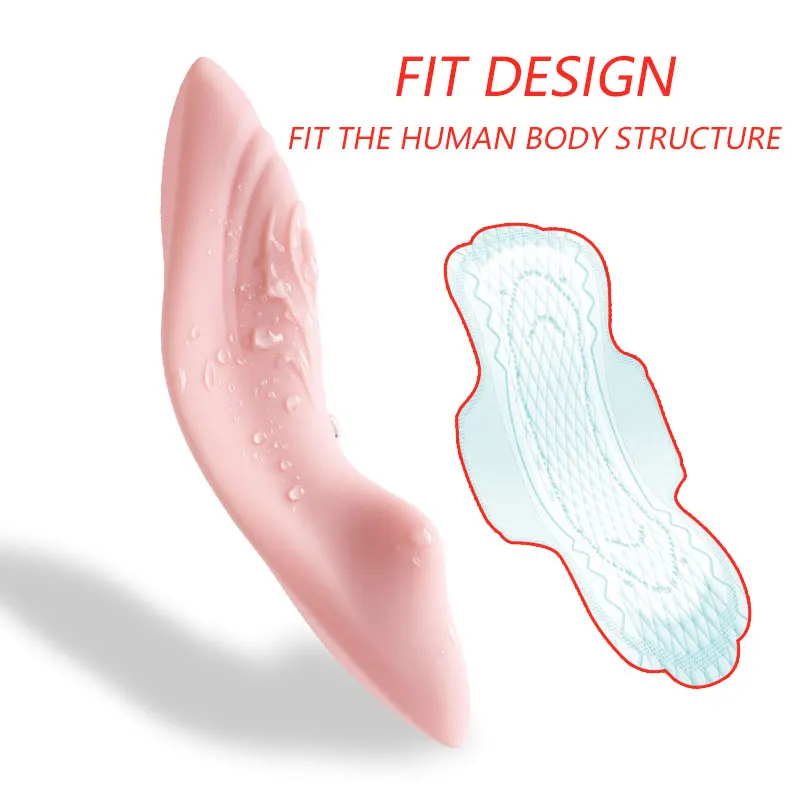 Invisible Wearable Strapon dildo Clitoris Stimulator Wireless Remote Control Silicone Waterproof Vibrator Panties sex for couple