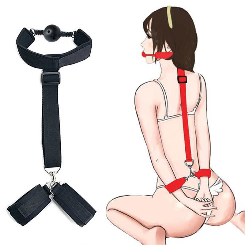 

BDSM Sex Toys For Women Couples Erotic Bondage Slave Leg Open Restraints Neck Handcuffs Ankle Cuff Straps Sex Shop No Vibrators