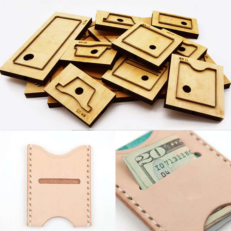 

herramientas para cuero leather craft template fabric cutter one piece mini money clip case knife mould cutter hand punch tool