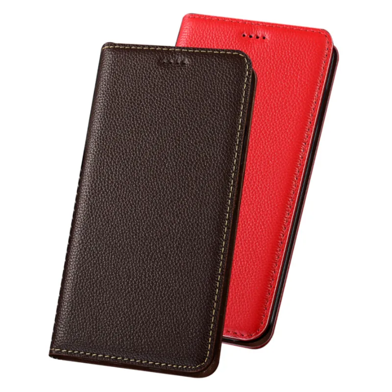 Business Genuine Leather Manetic Phone Case Card Slot Holster For Xiaomi Poco M3/Xiaomi Poco M2/Xiaomi Poco X3 NFC Phone Bag