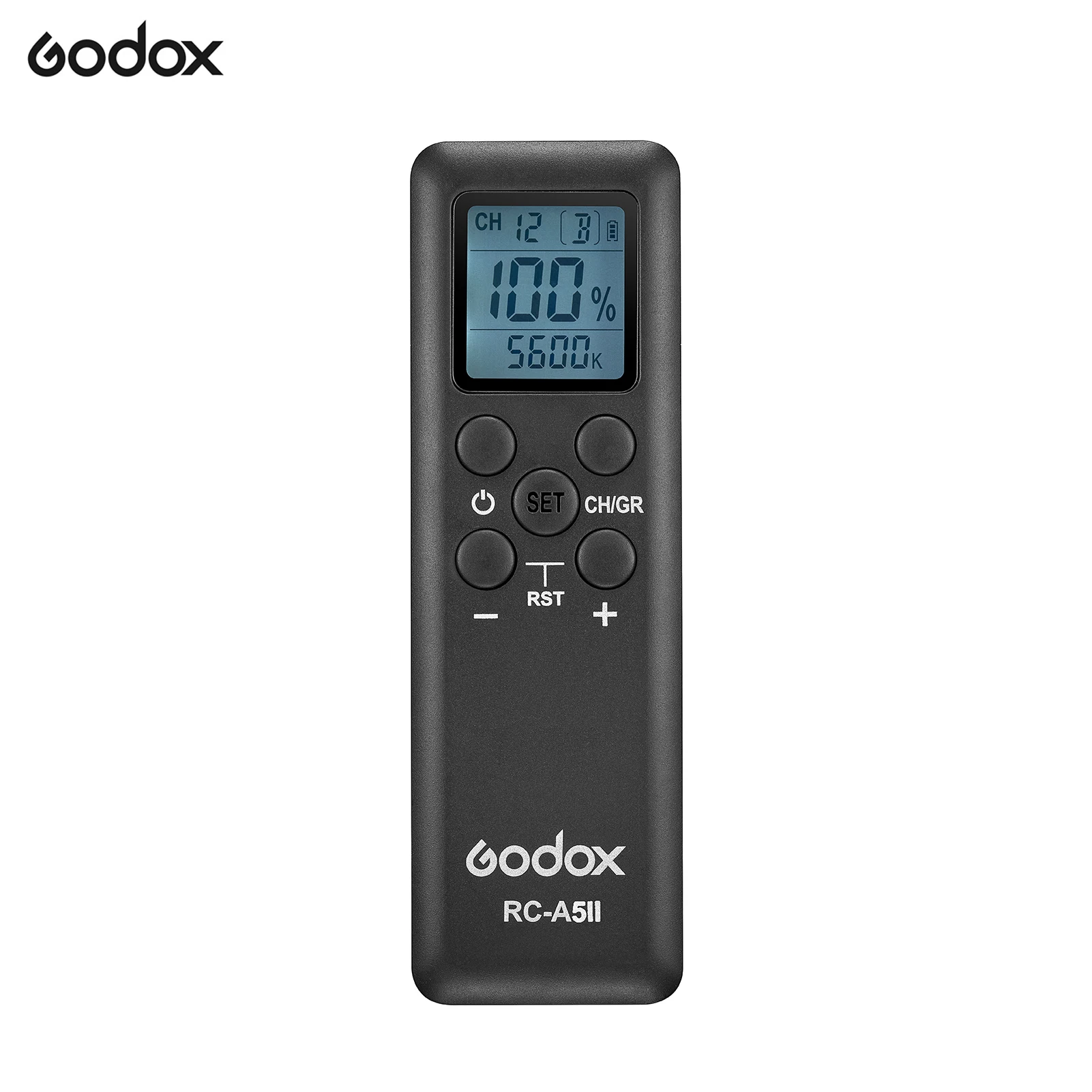 Godox RC-A5Ⅱ Remote Control 16 Channels 6 Groups Replacement for Godox VL150 VL200 VL300 UL150 LED1000DⅡ LED1000BiⅡ