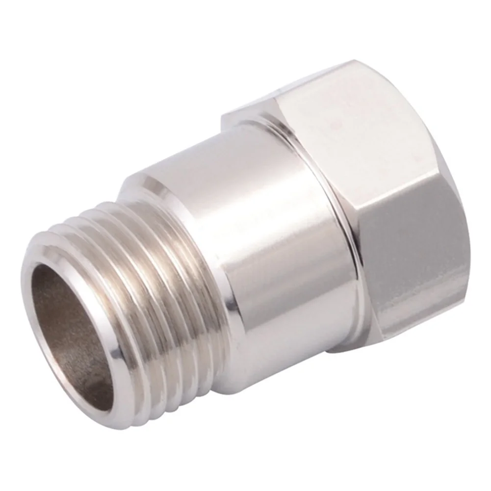 32mm Nickel Plated M18 x 1.5 Bung Adapter Lambda O2 Oxygen Sensor Isolator Extender Spacer Joints Converter Car Auto Accessories