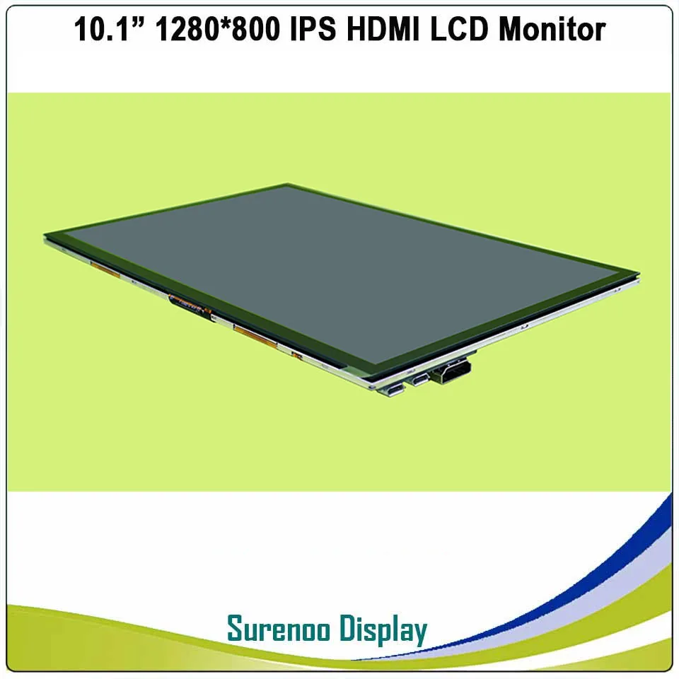 Écran tactile capacitif LCD pour Raspberry Pi, 10.1x1280, 800 pouces, Module d'affichage Compatible HDMI, IPS, USB
