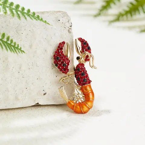 8 best sales झींगा ब्रोच - №4