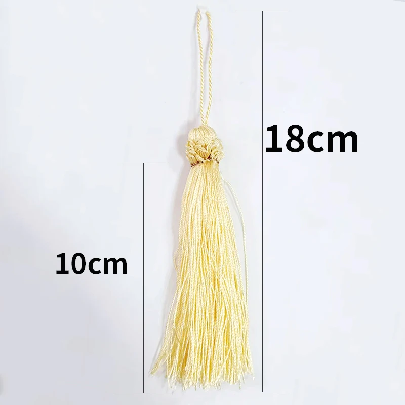 2Pcs European Style Tassel Pendant Hanging Ball Accessories Curtain Buckle Handmade Sling Rope Tassels Crafts Diy Decoration