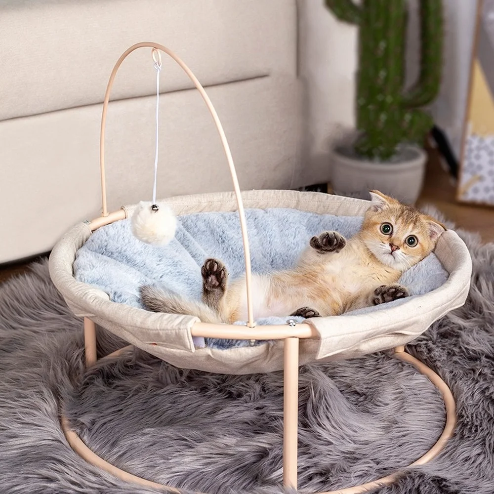 SHUANGMAO Pet Cat Bed Removable Cats House Beds for Lounger Small Dog Bed Kitten Window Winter Warm Cute Sleeping Mats Products