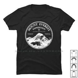 Camiseta del Monte Everest para escalada en montaña, 100% algodón, para escalada en roca