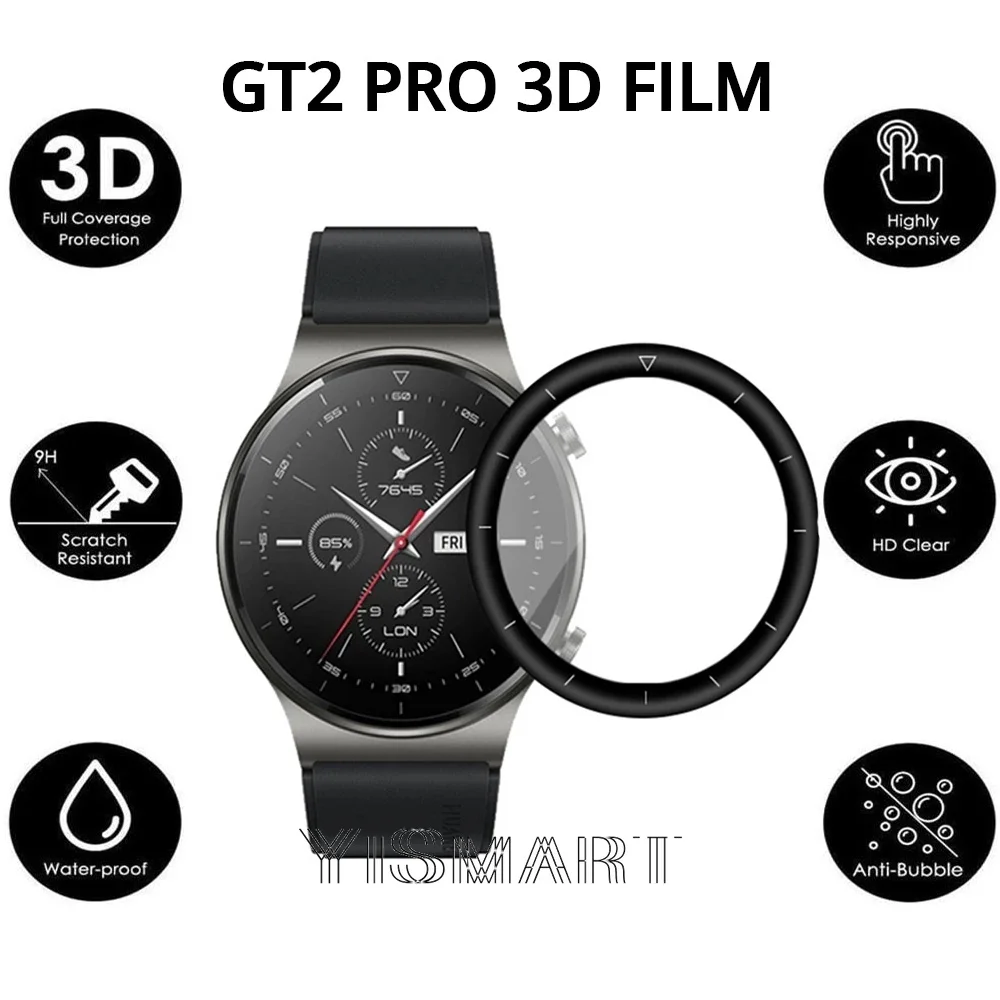 Pellicola salvaschermo curva 3D per Huawei Watch GT2 Pro pellicola protettiva per gt 2 pro copertura completa accessori Smart Watch