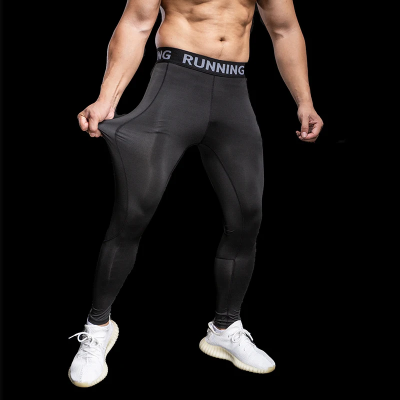 Fitness basketball Running Tights Men Jogger exercise Sports Leggings Gym Compression elastic Pants Trousers Sport Pants