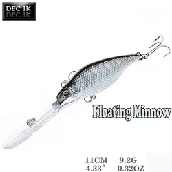 Jerkbait Minnow Wobbler Floating Laser Artificial Bait For Fishing Lure/Tackle Hard Crank Swimbait Trolling Bass Carp Crankbait