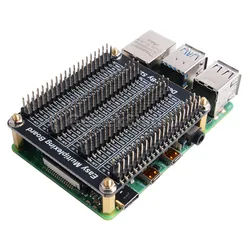 Scheda di espansione GPIO Breadboard Scheda multiplexing facile da uno a quattro con vite per Raspberry Pi 5/4B / 3B+ / 3B / 2B