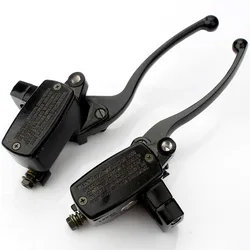 1'' 25mm Universal Aluminum alloy Motorcycle Left Right Brake Clutch Master Cylinder Reservoir Levers For Honda CB400 1992-1998
