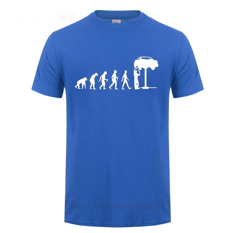 Evolution Auto Mechaniker Mechanic Car T Shirt Funny Birthday Gifts Men Husband Dad Father Brother Guys Friend Summer T-shirt