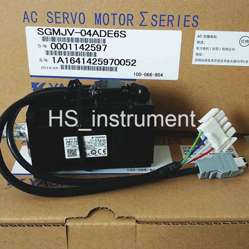 

New original Japanese Yaskawa SGMJV-04ADE6S 400W Servo Motor SGMJV 04ADE6S