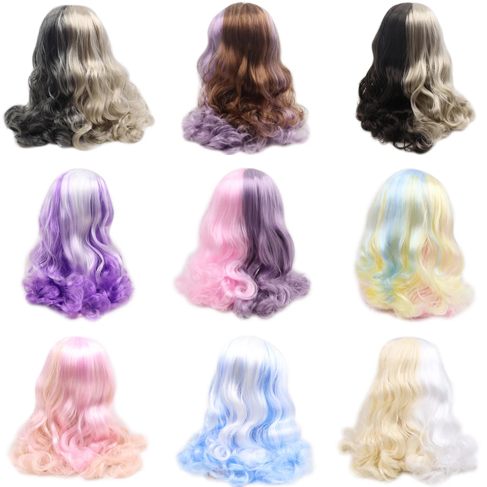 RBL Blyth Doll Scalp coloful Wigs Including the hard endoconch series51 ob24 anime girl