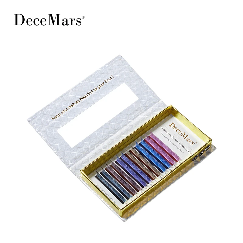 DeceMars Colored YY Eyelash Extension 6 Colors