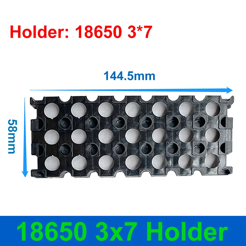 18650 3x7 uchwyt na może pomieścić 21 sztuk 18650 komórek pasuje do 12V 7Ah obudowa baterii dla 18650 DIY 3S7P 4S5P 7S3P 12V 24V akumulator 3*7