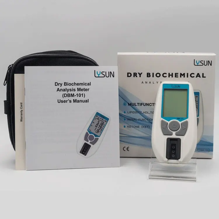 

7in1 Multi-function Portable Optical Analyzer Monitor Blood Lipid Cholesterol Meter(HDL,TC,TG, LDL) and Renal Function(UA,CR,UR)