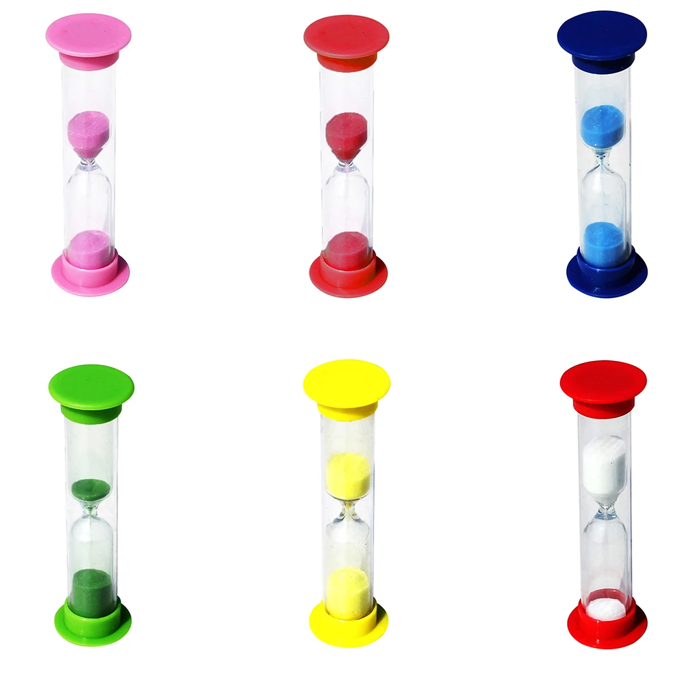 2 Minute Sandglass Colorful Small Hourglass 120 Second Timer Creative Birthday Gifts for Children