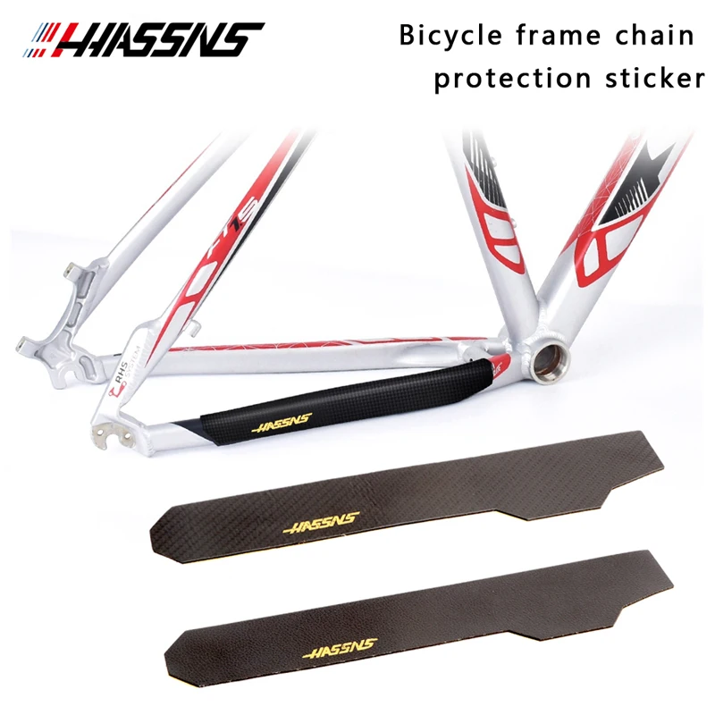 HASSNS Bicycle Chain Protector Mtb Frame Protector Mountain Road Bike Chain Cover Current Stickers Frame Protective Film Cycling