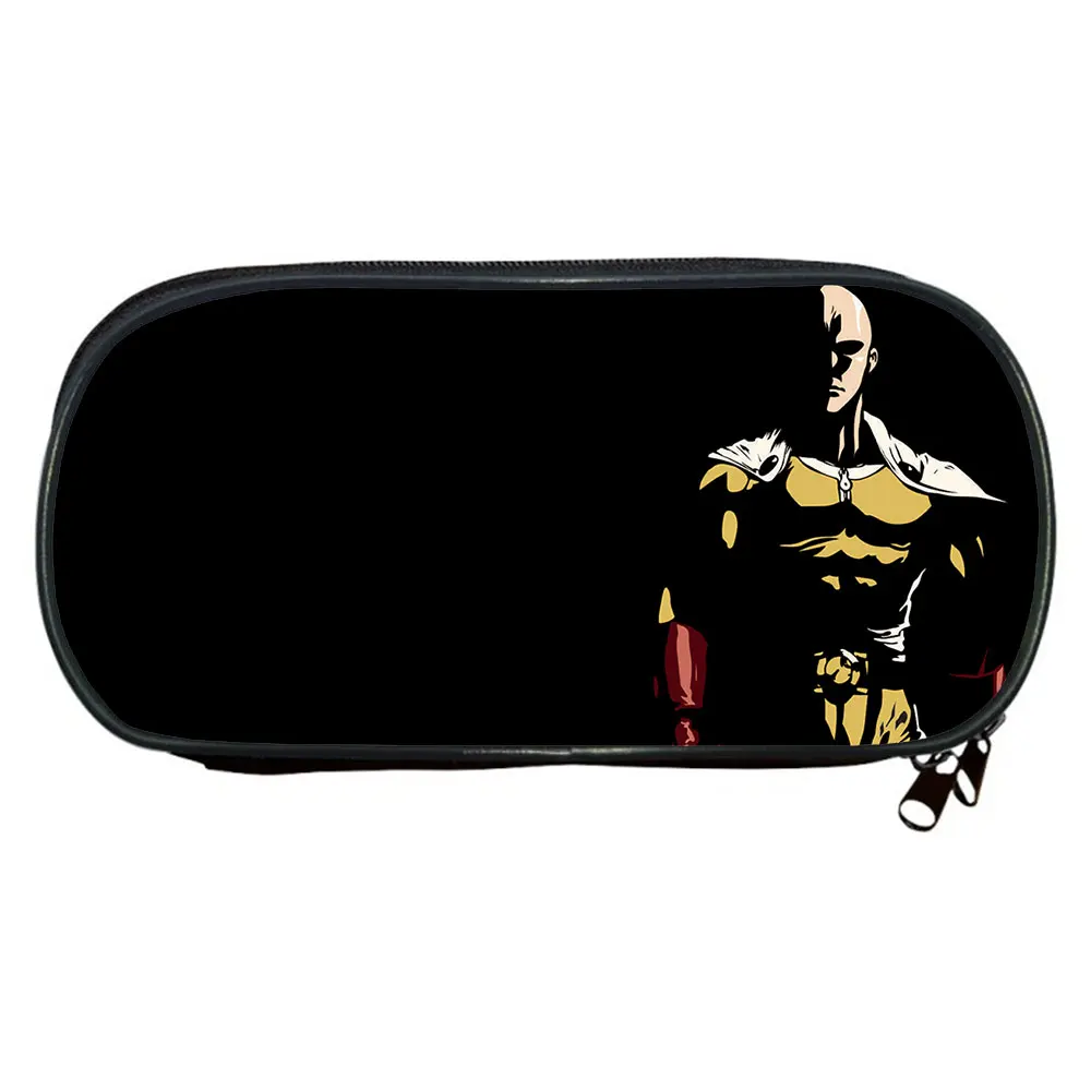 One Punch Man Pencil Cases Japanese Anime Cosplay Pencil Bags Boy Girl High Capacity School Supplies Stationery Cases