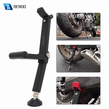 Portable Universal Motorcycle Stand Foldable Motorcycle Rear Wheel Jack Trail Stand Handle Easy to Use for Steet Bike