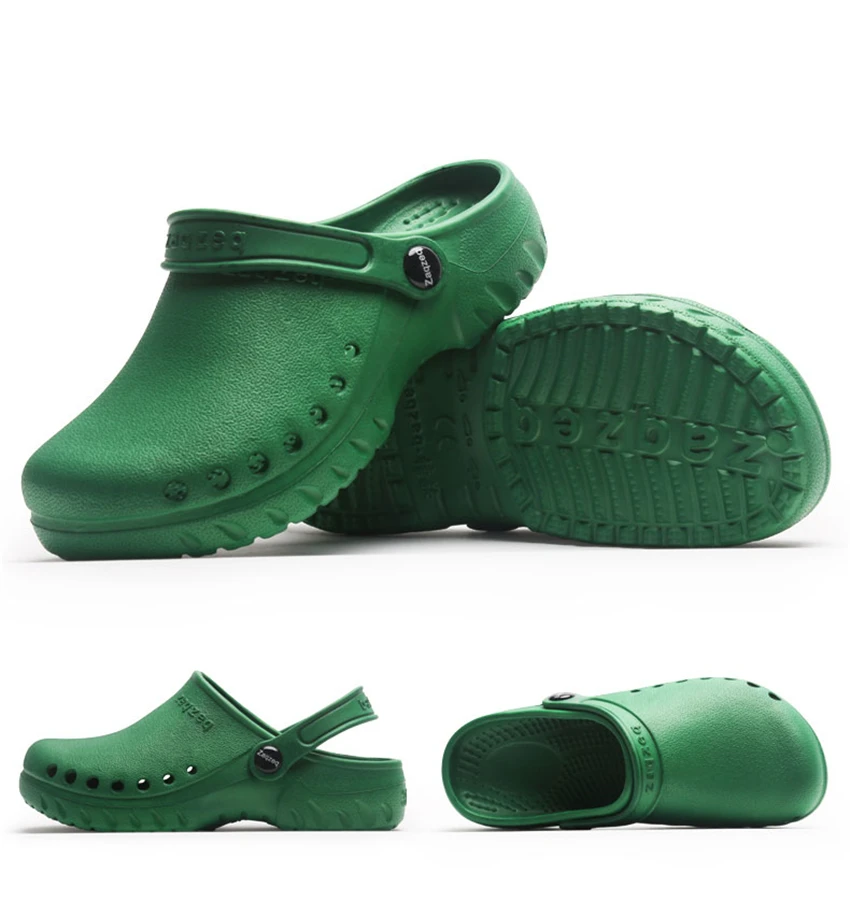 Unisex Shoes work wear Soft Anti-slip Slipper Waterproof Sandal Shoes Work Accessories lab scrub men women shoe