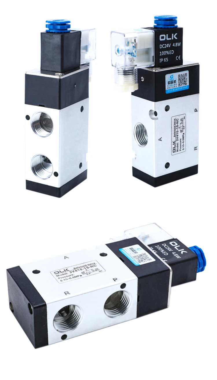 3V410-15-NC 3V410-15-NC 3/2-Wege-Pneumatik-Magnetventil AC220V DC24V DC12V AC110V AC24V Normalerweise geschlossene und offene Ventile – Detail 6