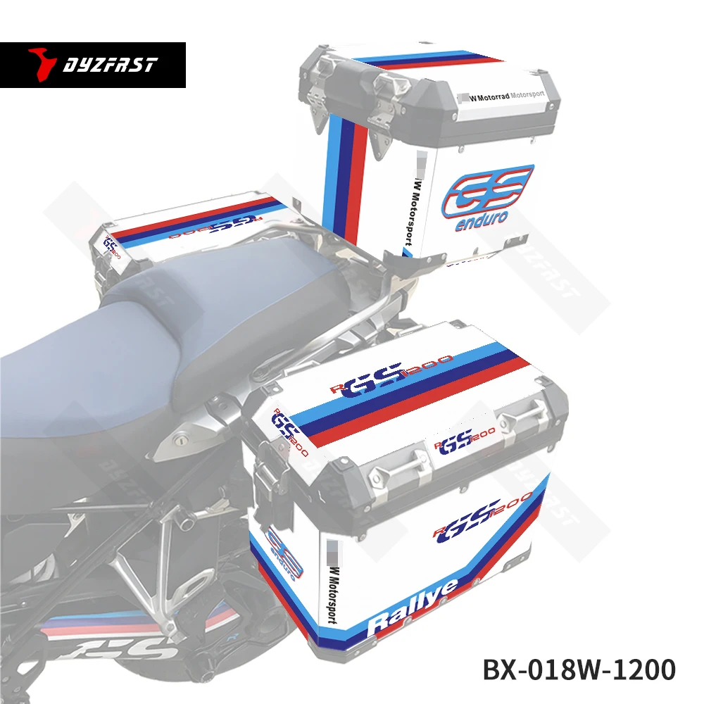 Motorcycle top box side case Pads Pannier Cover Set stickers Decals For R1200GS/ADV R1250GS/ADV F850 F800GS/ADV F750 F700GS